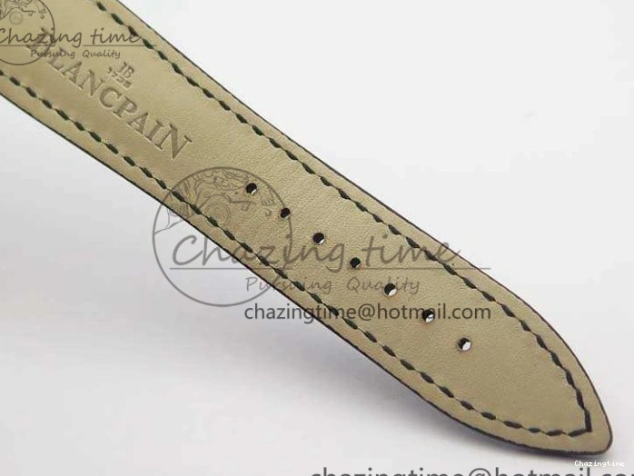 0326 Villeret 6651 SS ZF 1:1 Best Edition White Dial On Black Leather Strap A Practical 8098